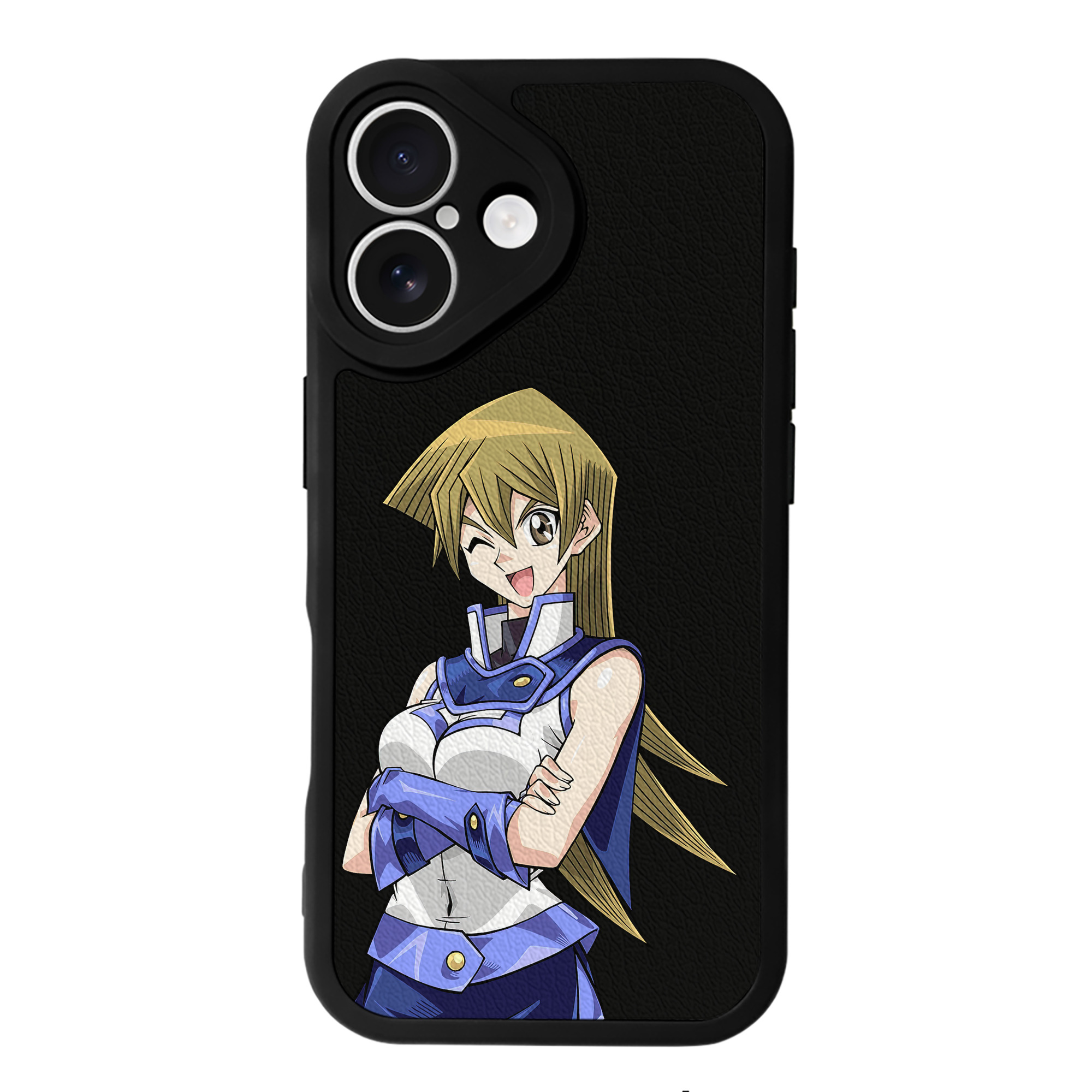遊☆戯☆王 Yu-Gi-Oh! 【iPhone 16シリーズ対応】シリコンスマホケース（レザー調） 材質：シリコン